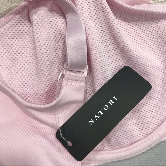 Natori Pink/Gray Women's Recharge Sports Bra - Picture 7 of 11